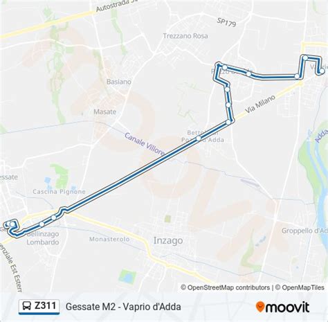 Linea Z311 Orari Fermate E Mappe Gessate M2 Aggiornato