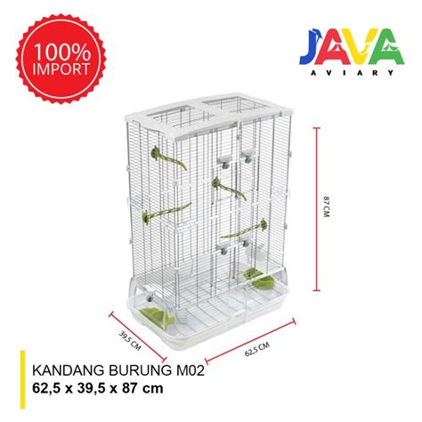 Jual Hagen Vision Bird Cage M02 Kandang Burung Medium Lovebird