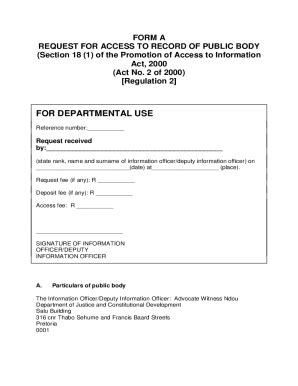 Fillable Online Foip Saha Org Request Received Fax Email Print PdfFiller