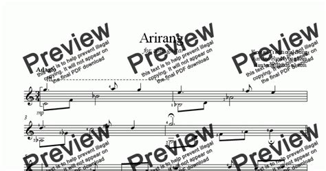 Arirang For Solo Guitar Download Sheet Music Pdf File