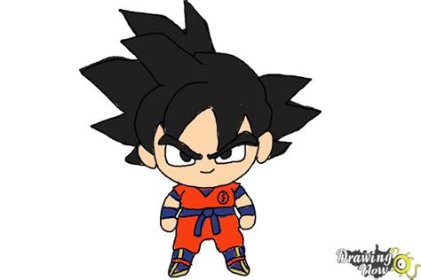 How To Draw Goku Dragon Ball Z Drawingnow