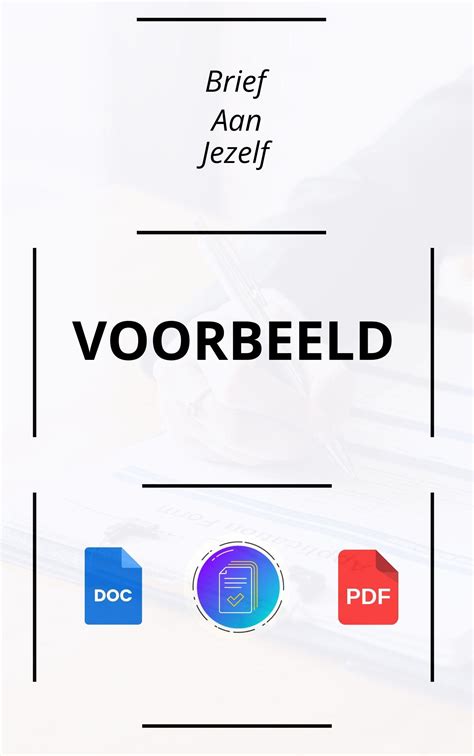 Brief Aan Jezelf Voorbeeld