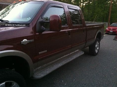 2006 Ford F 350 Duty King Ranch Crew Cab Pickup 4 Door 6 0l