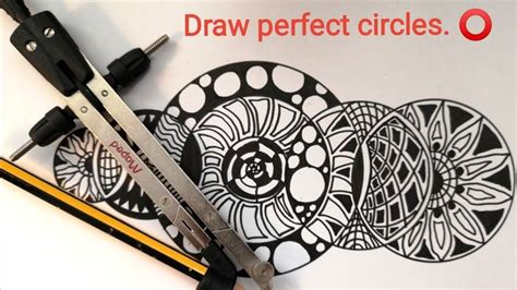 How To Draw Perfect Circles With A Compass