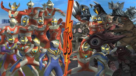 ULTRAMAN VS ALIEN BALTAN ULTRASEVEN VS KING JOE LEO VS ASTRA TIGA VS