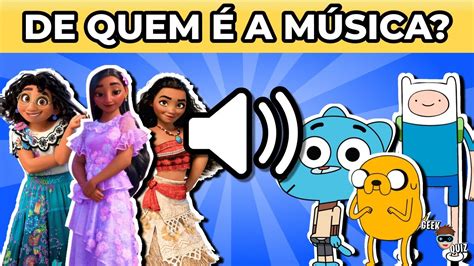 Adivinhe O Desenho Ou Filme Pela M Sica Parte Desafio Musical