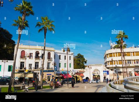Grand Socco Ville Nouvelle New Town Tangier Morocco Northern
