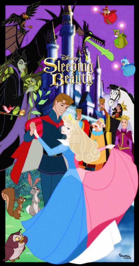 The Sleeping Beauty Poster From Disney S Animated Movie Sleeping