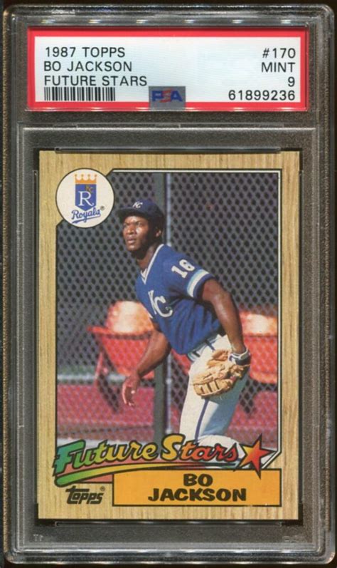 Topps Bo Jackson Rc Psa All Star Cards Inc