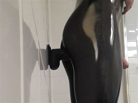 Latex Femboy Huge Black Dildo Fucking British Shemale Skinny Porn XHamster