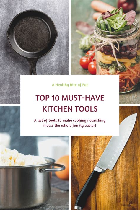 10 Must-Have Kitchen Tools: Make Cooking Easy - A Healthy Bite of Fat