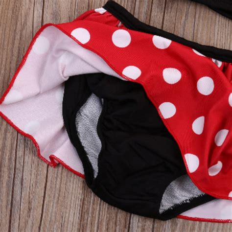 Swim Minnie Mouse Girls Bikini Swimsuit Poshmark