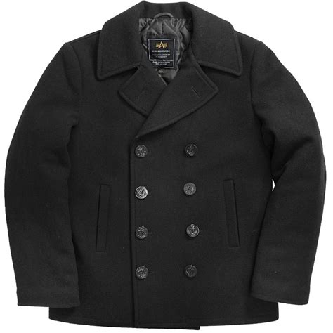 Бушлат ВМС США Pea Coat Black