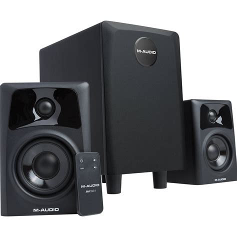 M Audio AV32 1 Dual Speaker Subwoofer System AV32 1 B H