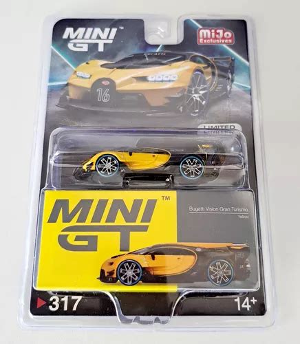 Mini Gt Bugatti Vision Gran Turismo Mijo Exclusives Usa Cor Amarelo