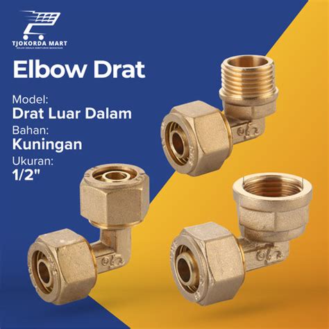 Jual Knee Drat Dalam Kuningan 1 2 Elbow Sambungan Air Panas Drat