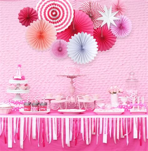 Pink Theme Party Decorations Princess Party Supplier For Party ...