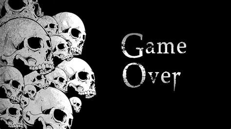 Best 5 Game Over On Hip Skull Gamer Hd Wallpaper Pxfuel