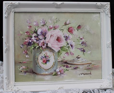 Vintage Tin & Flowers