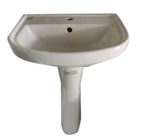 Ceramic Pedestal Wash Basin White At Rs 2250 In Noida ID 21003424455