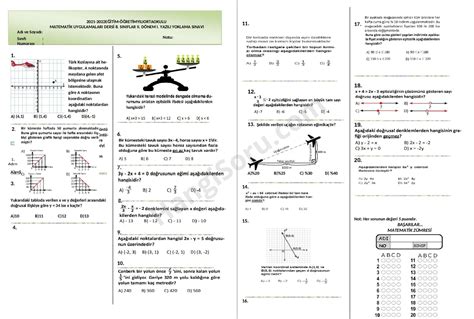 8 Sınıf Matematik 2 Dönem 1 Yazılı Soruları Açık Uçlu 2023 2024 Hangisoru