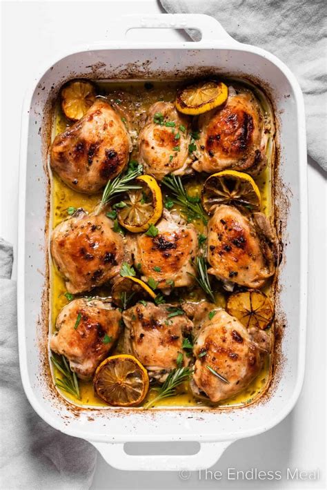 This Lemon Rosemary Chicken Is A Simple Yet Incredibly Flavorful Recipe For Weeknights It S B