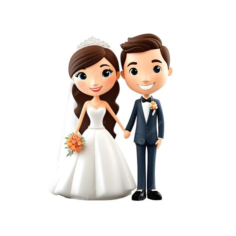 Cute Cartoon Wedding Couple Wedding Couple Wedding Couple Png