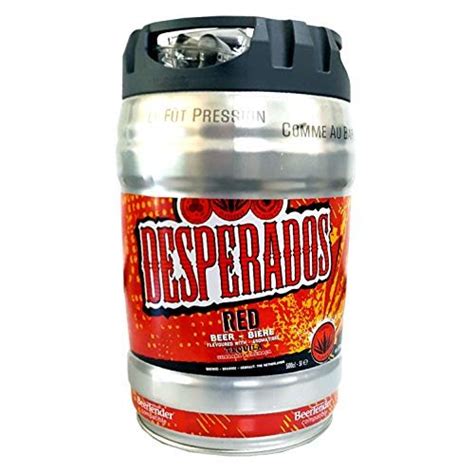 Desperados Cerveza Roja Con Tequila Y Guaran Barril De Litros Tap