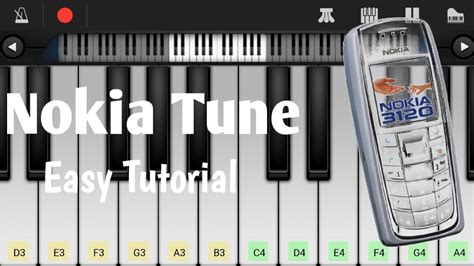 Nokia Tune Perfect Piano Tutorial Youtube