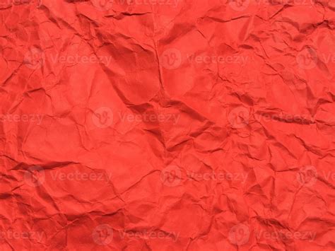 Red Crumpled Paper Texture Background For Design Wallpaper For Copy