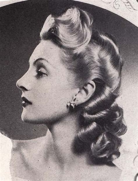 Victory Rolls The Hairstyle That Defined The 1940s Womens Hairdo ~ Vintage Everyday 1940s