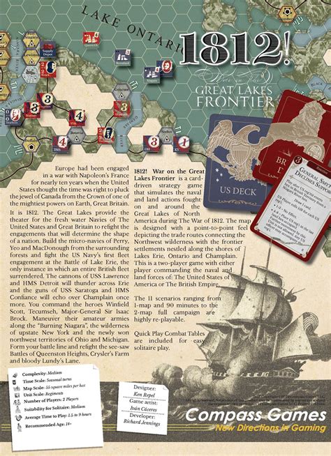 War On The Great Lakes Frontier Compass Games