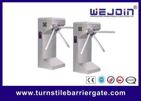 Drop Arm Semi Automatic Stainless Steel Tripod Turnstiles With