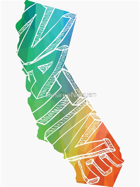 Cali Native Sticker For Sale By Desireenguyen Redbubble