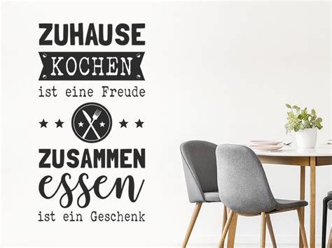 Wandtattoo Zuhause Kochen Ist Eine Freude Wandtattoos De Muttertag