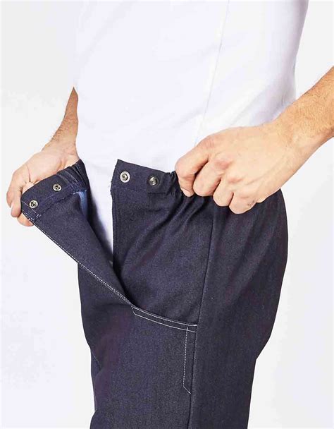 Elastic Waist Adaptive Jeans For Men Mode Ézé Plus