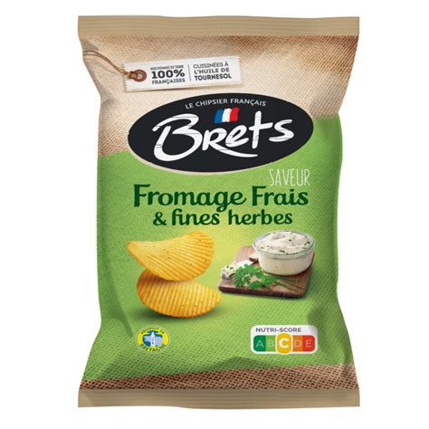 Chips Brets Ondul Es Saveur Fromage Frais Fines Herbes Brets Le