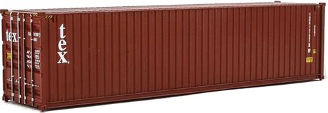 Ho Scale Model Of Tex Brown White Hi Cube Corrugated Side