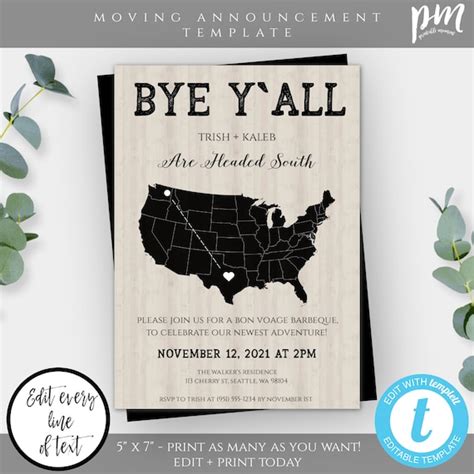 Going Away Party Invitation Template