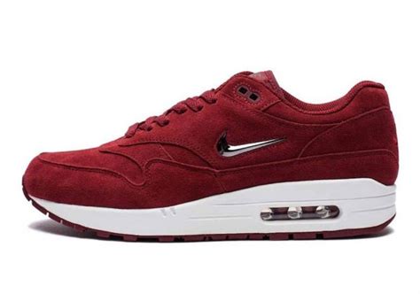 Nike Air Max 1 Jewel Red Suede 918354-600 - Sneaker Bar Detroit