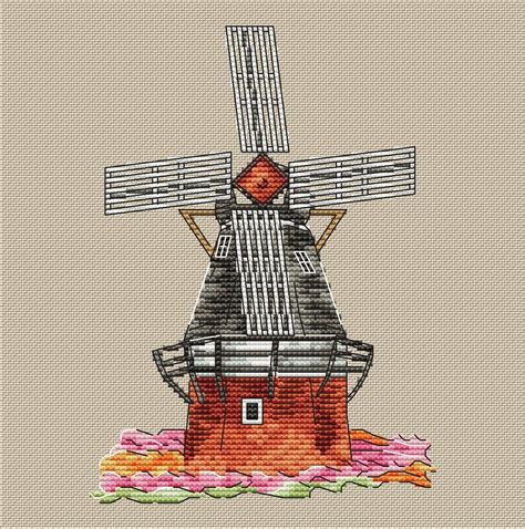 Windmill Cross Stitch Pattern Stitch Patterns Cross Stitch Patterns