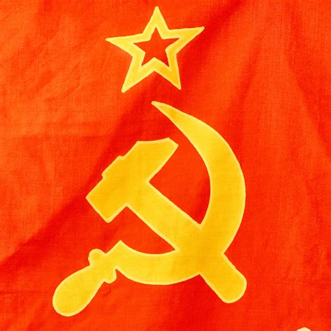 Original Soviet Latvian Cold War Flag of the Latvian SSR - 71 ½” x 36 ...