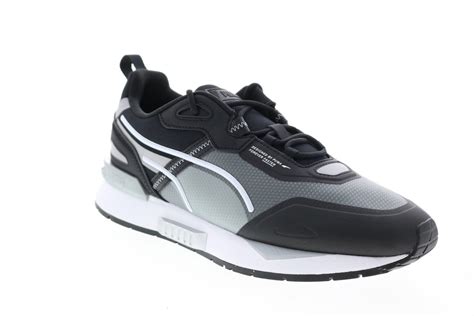 Puma Mirage Tech Metallic 38207502 Mens Black Mesh Lifestyle Sneakers