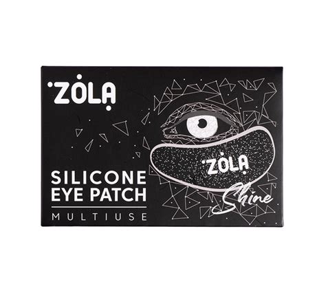 ZOLA Многоразовые силиконовые патчи для глаз (1 пара) | ЗОЛА чорні (ID ...