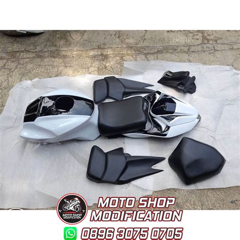 Cover Kondom Tangki Body Belakang Model Ninja Fi Pnp Yamaha Byson