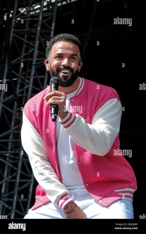 Portsmouth Uk 28th Aug 2021 Craig Ashley David Mbe Singer