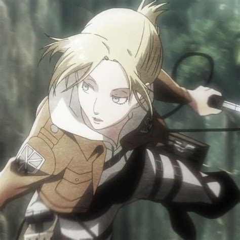 Pin By On Aot Shingeki No Kyojin Anime Annie Leonhart