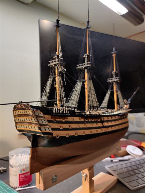 Hms Victory By Rkwz Airfix Scale 1180 First Plastic Ship Build