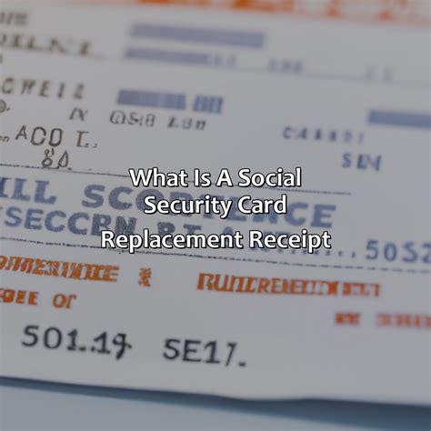 What Does A Social Security Card Replacement Receipt Look Like