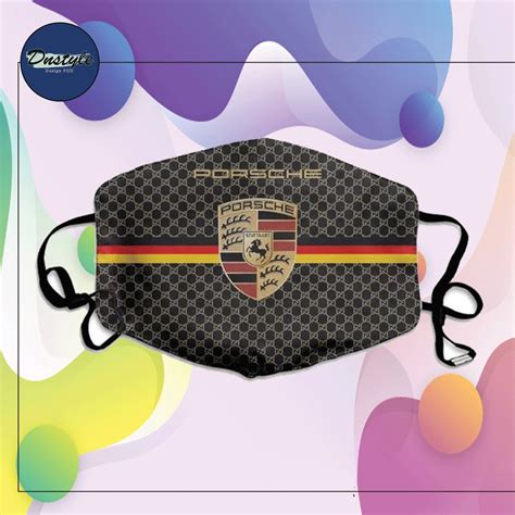 Porsche Logo 3d Cloth Face Mask Dnstyles • Leesilk Shop